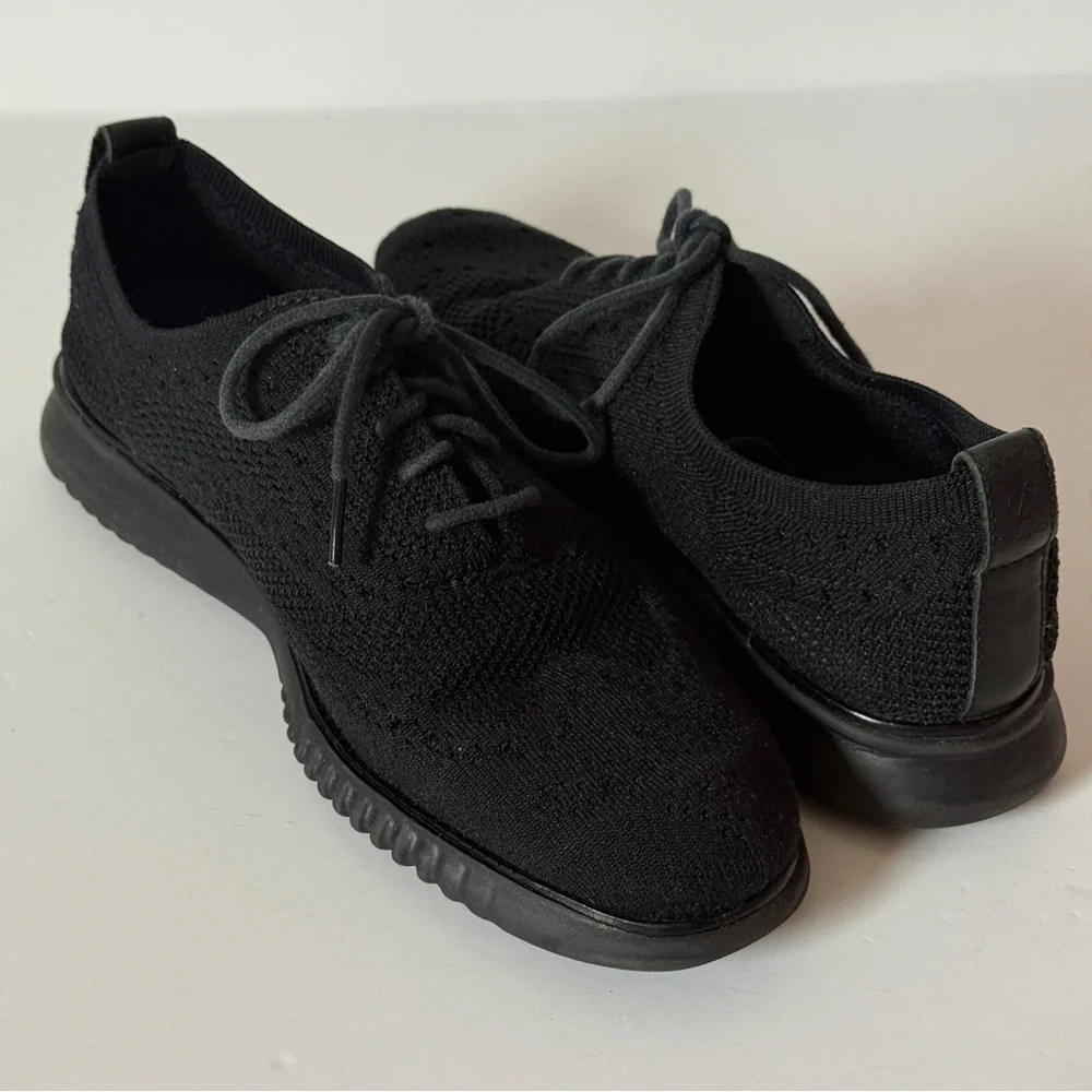 Cole Haan 2. Zero Grand Men’s 7.5M Black Stitchlite Wingtip Oxford Shoes C28527